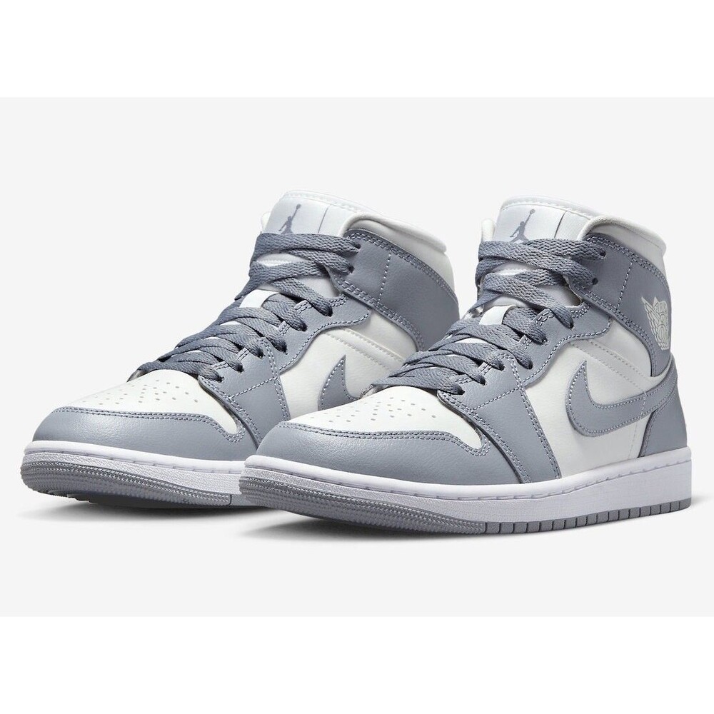 Nike Air Jordan 1 Mid ‘Stealth’ Grey Women’s size US 6 Casual Sneakers